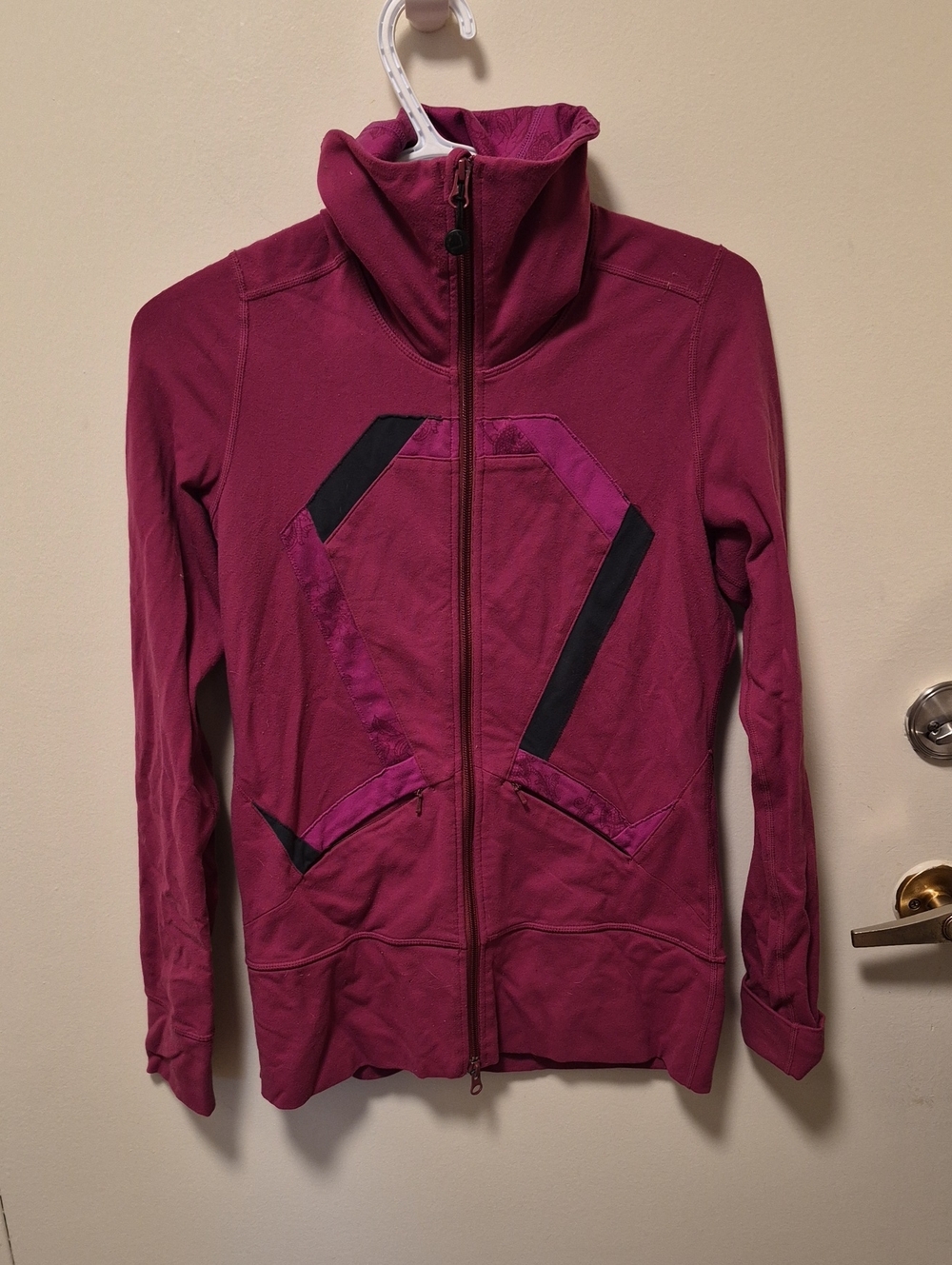 Lululemon Women's Magenta Zip-Front Jacket